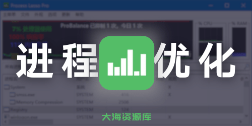 Process Lasso 进程优化工具 Pro（对低配置计算机效果尤其明显）-大海资源库