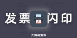 PrintPDF v3.4.8 发票闪印（发票打印辅助软件、无需安装阅读器）-大海资源库