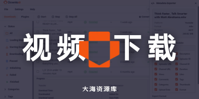 Downlodr v1.4.15 1800+平台视频下载神器-大海资源库