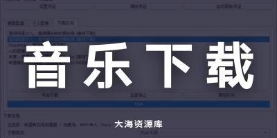 企鹅音乐下载器 v1.1「支持歌单批量下载」-大海资源库
