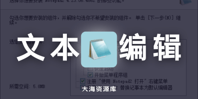 文本编辑器 Notepad4 自适应安装版、修改版 r5738-大海资源库