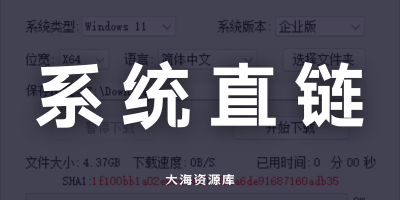 微软系统直链下载工具 v1.1.7-大海资源库