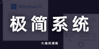 Nano11 超极限精简版 Win11 镜像！装好仅占 2.8G 空间「已开源」-大海资源库