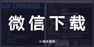 微信视频号下载工具 v5.1.0「批量采集与自动分类的多功能视频下载器」-大海资源库