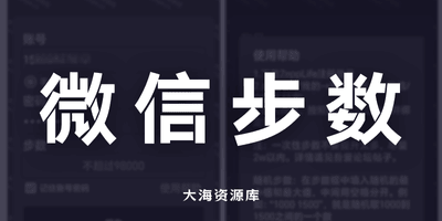 微信刷步数 v3.1「ZeppLife账号同步到微信/支付宝」-大海资源库