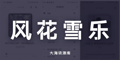 风花雪乐 v1.1.2 支持 xiaomusic 的第三方 App-大海资源库