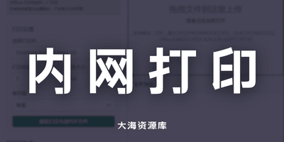 PrinterService 内网打印方案-大海资源库