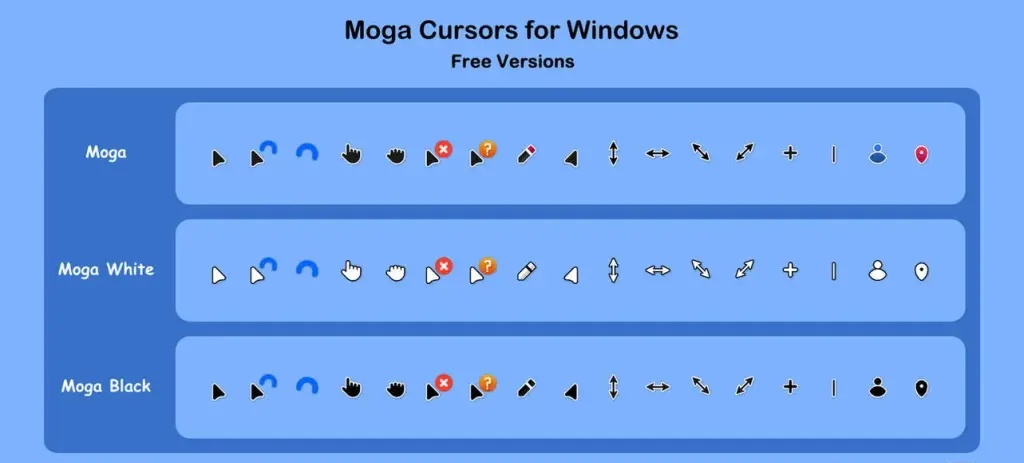 Moga 鼠标光标-大海资源库