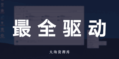 最全驱动 DriverPE Win11 23H2 维护版 v1.1-大海资源库
